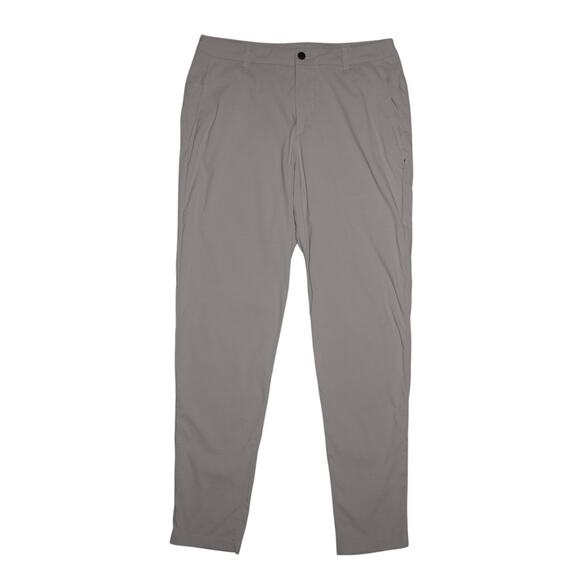 LULULEMON $128 Slim Leg Commission Pant Stretch Moisture‎ Wicking Gray Men's 34 - Picture 1 of 3